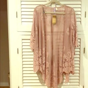 Blush lace kimono- super boho style